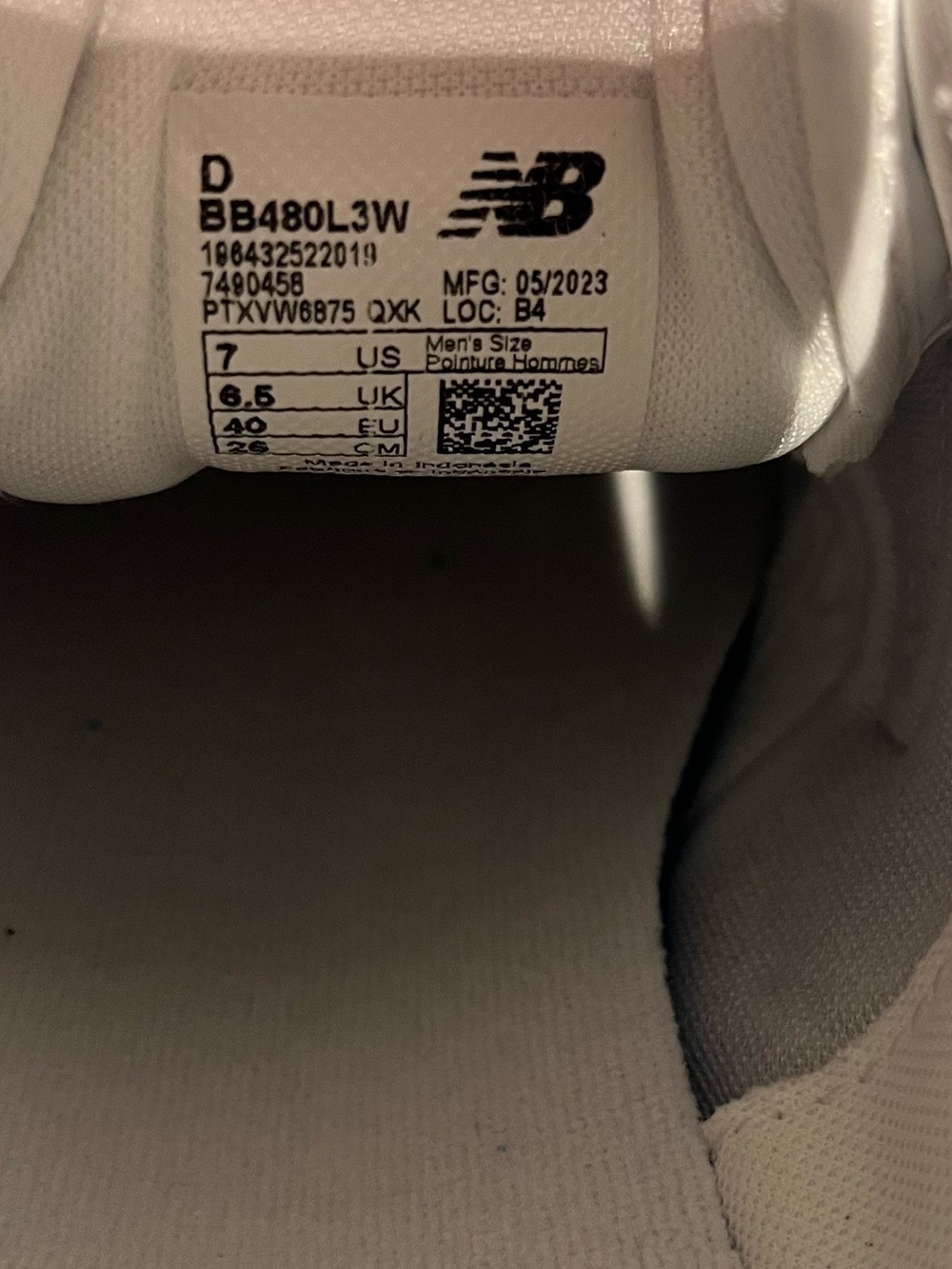 Brand New : New Balance Unisex 480 All-White Leather Runners - Picture 7 of 13